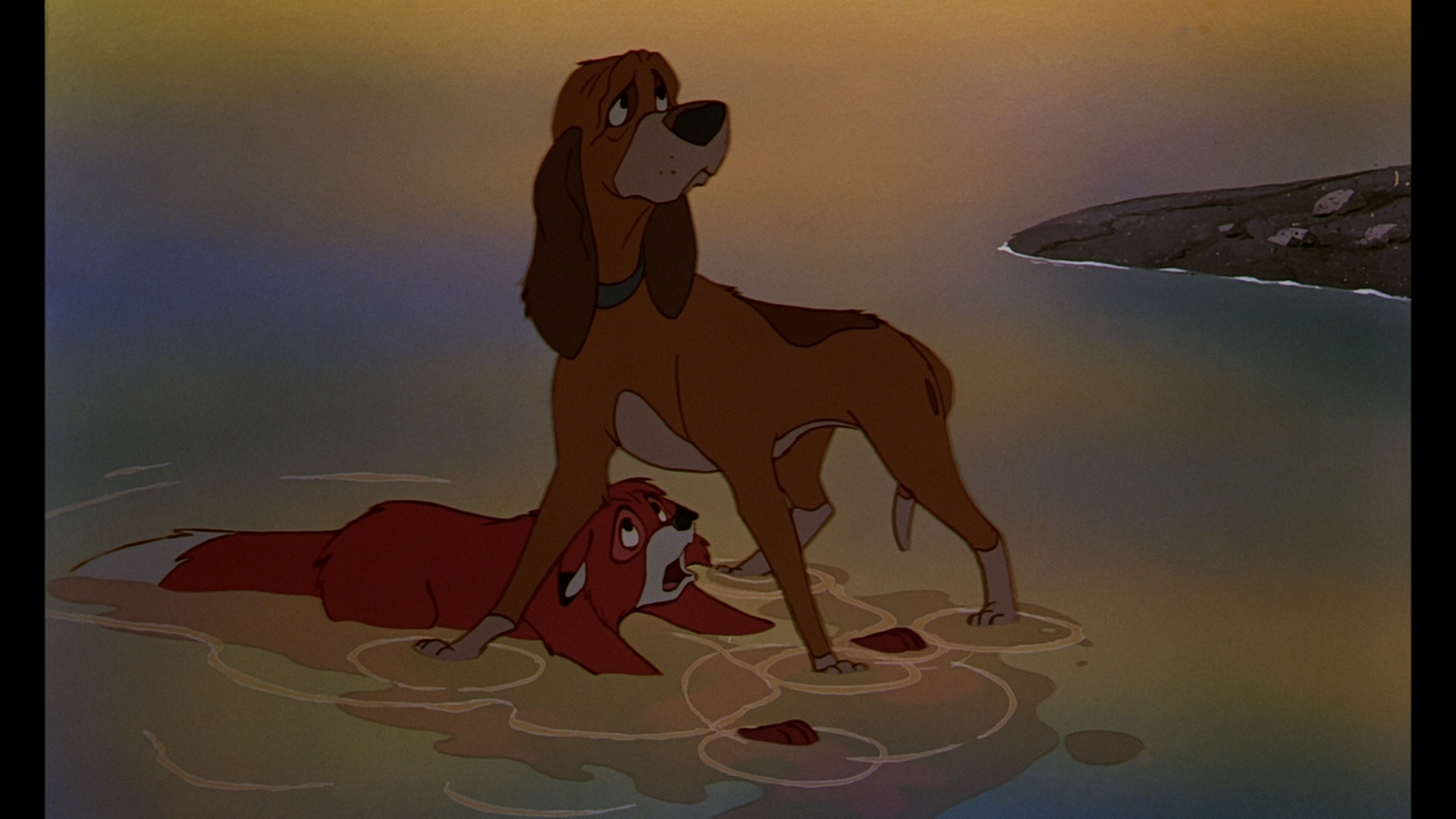Лис и пёс мультфильм 1981